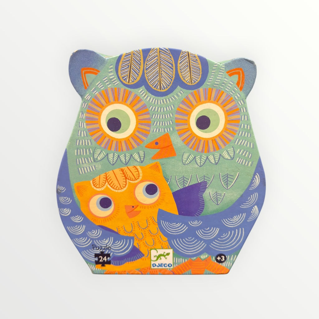 Djeco Silhouette Puzzle - Hello Owl