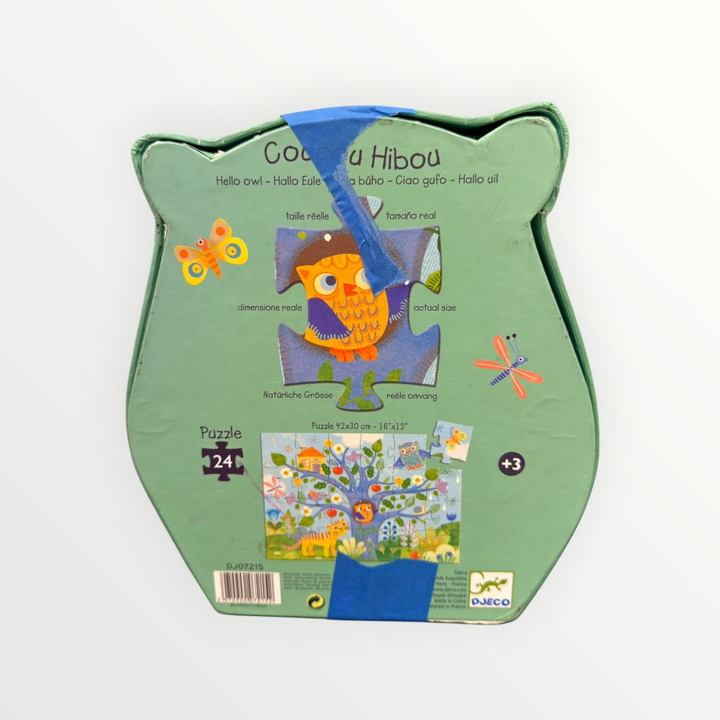 Djeco Silhouette Puzzle - Hello Owl