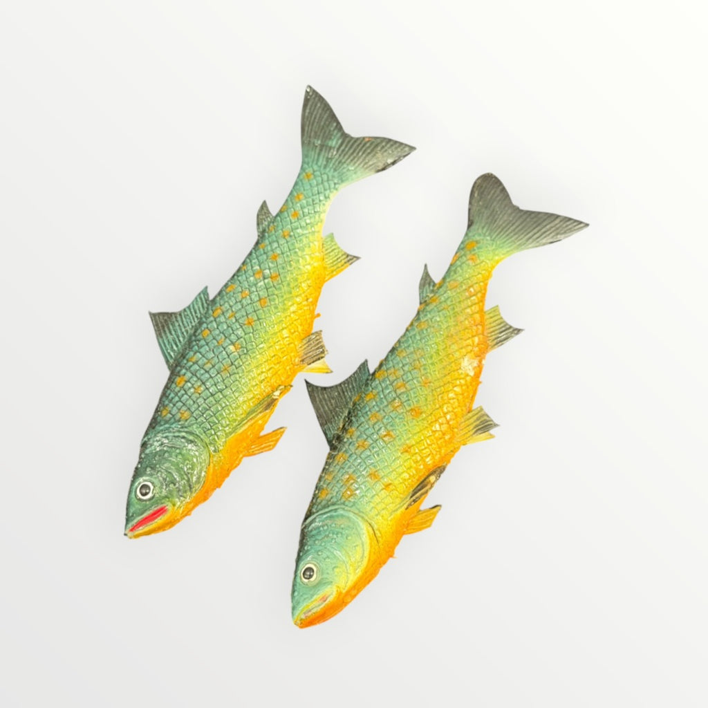 A Pair of Mini Fake PU Soft Fish 4"L x 1"W