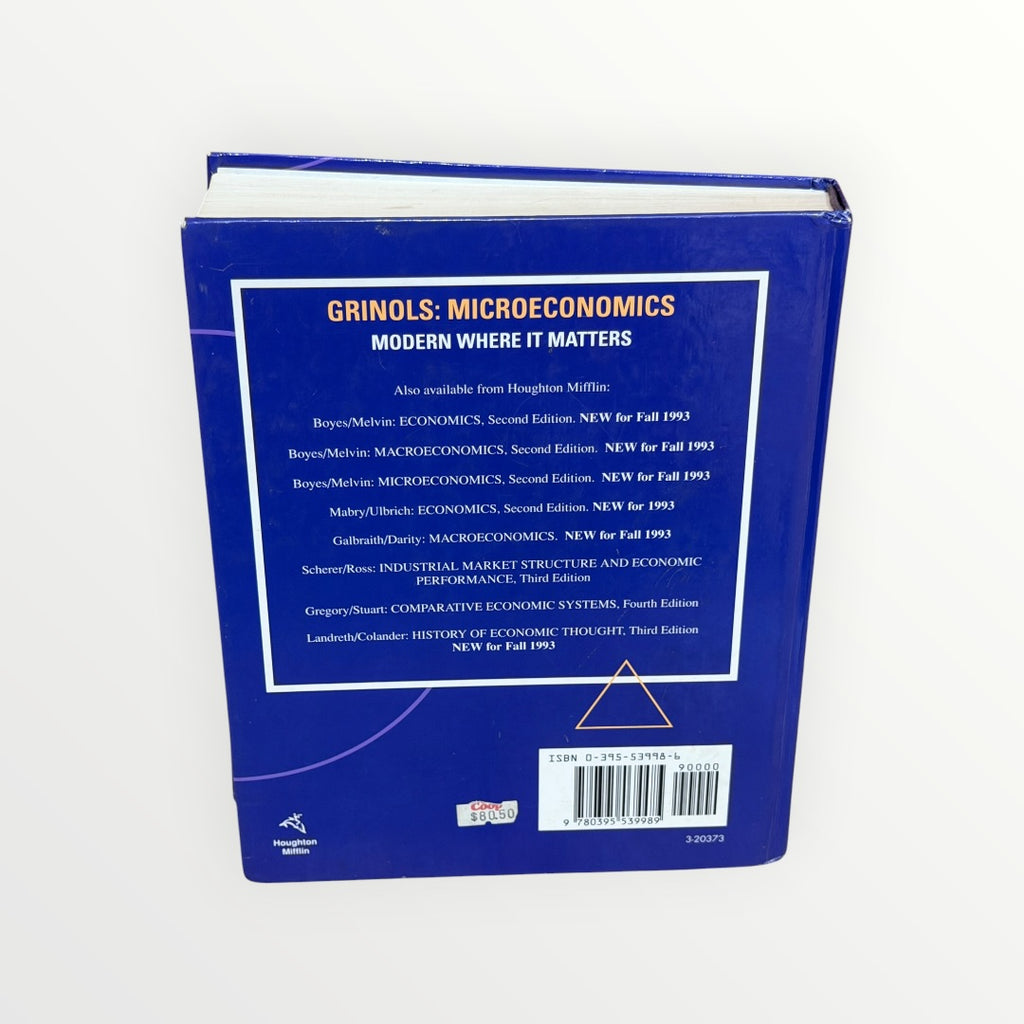 Microeconomics by Earl L. Grinols