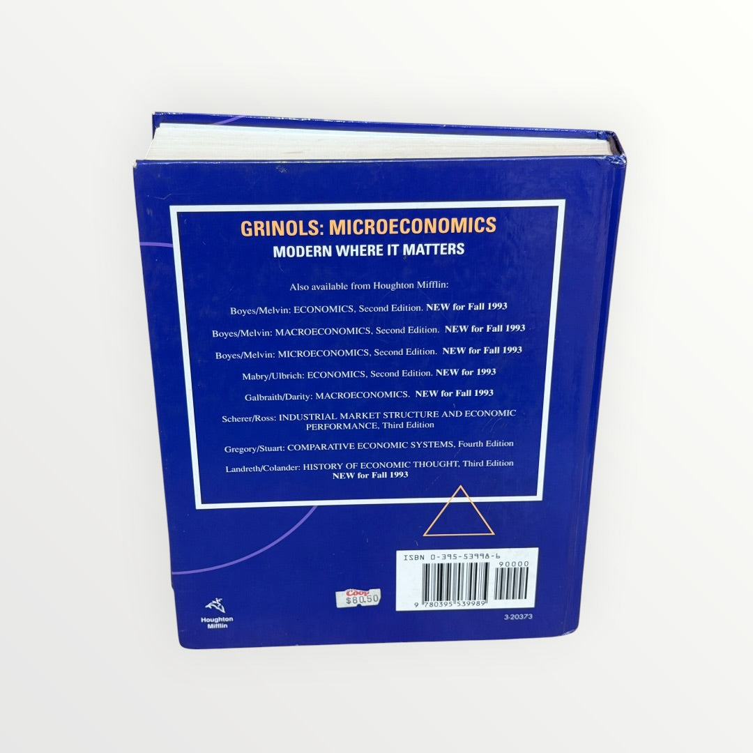 Microeconomics by Earl L. Grinols