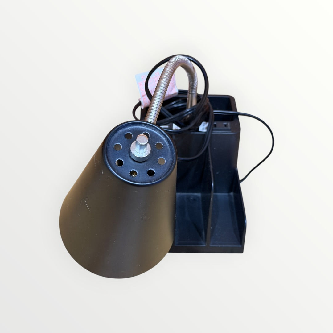 Room Essentials Organizer Modern Desk Lamp w/ Usb Port Black