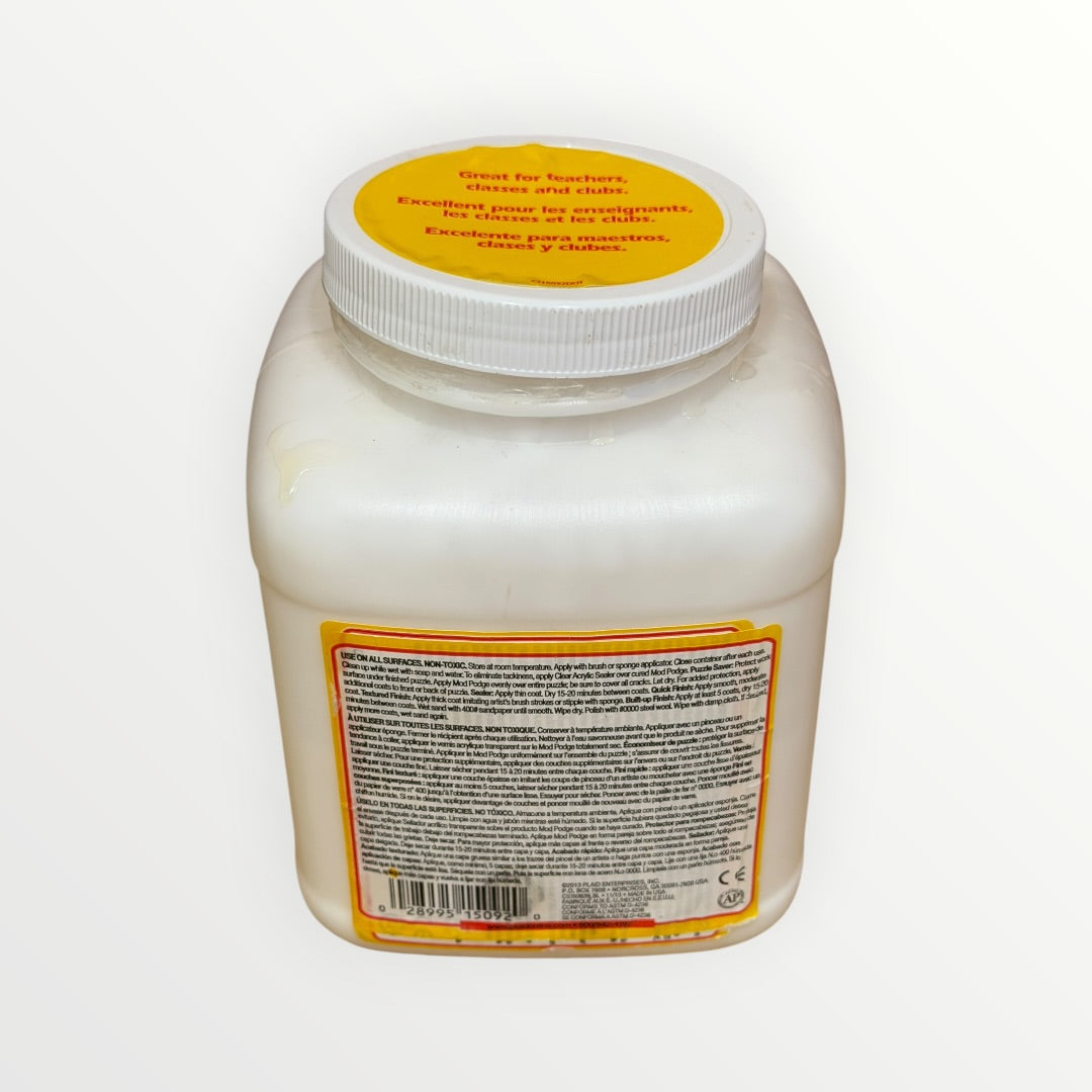 Mod Podge Sealer, Glue, and Finish, Matte Finish, Clear, 64 fl oz