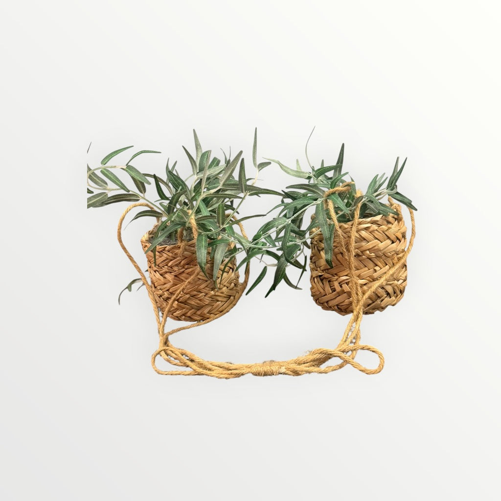 Set of 2 Threshold Faux Willow Hanging Plants