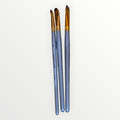 MyArtscape Synthetic Taklon Artist Paint Brushes 3pc