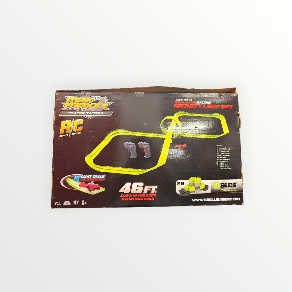 Max Traxxx Tracer Racers Infinity Loop Set  by Skullduggery