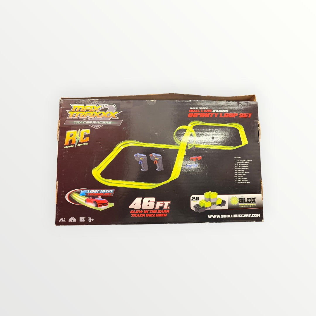 Max Traxxx Tracer Racers Infinity Loop Set  by Skullduggery