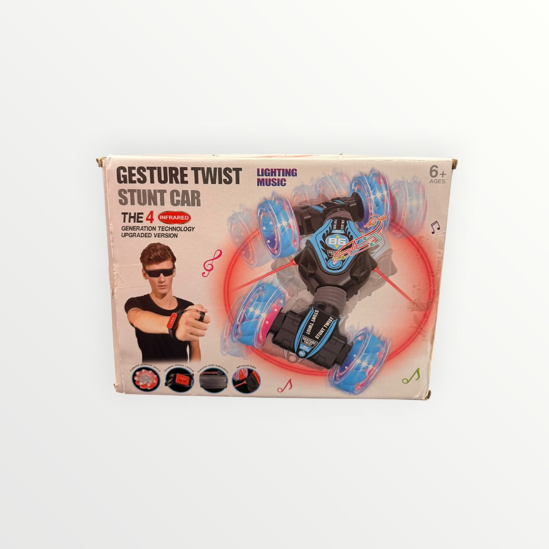 Gesture Twist Stunt Car features 4-wheel Drive and Hand-controlled Gesture Sensing Technology for Various Stunts