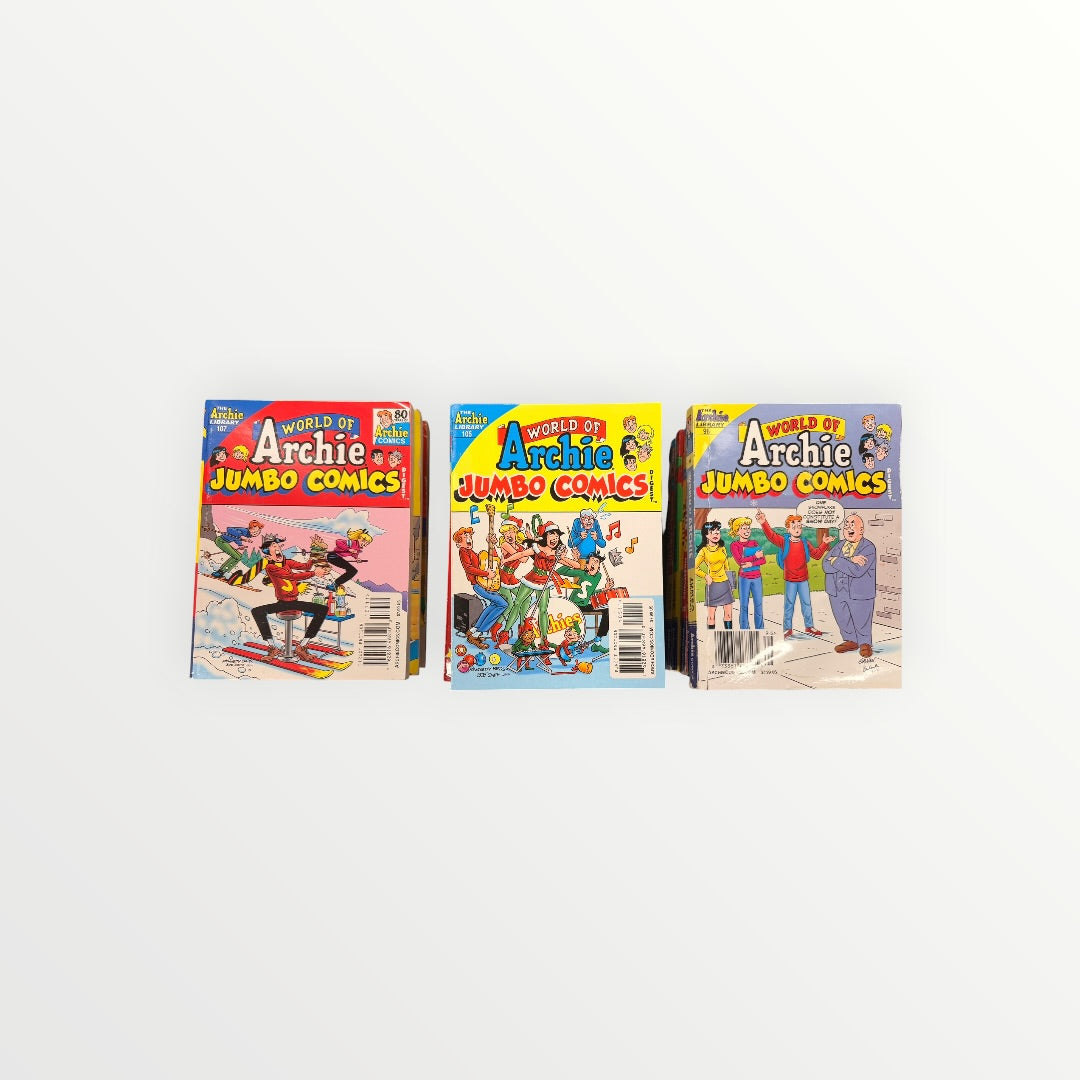 Collection of Archie Comics Jumbo Digest Books