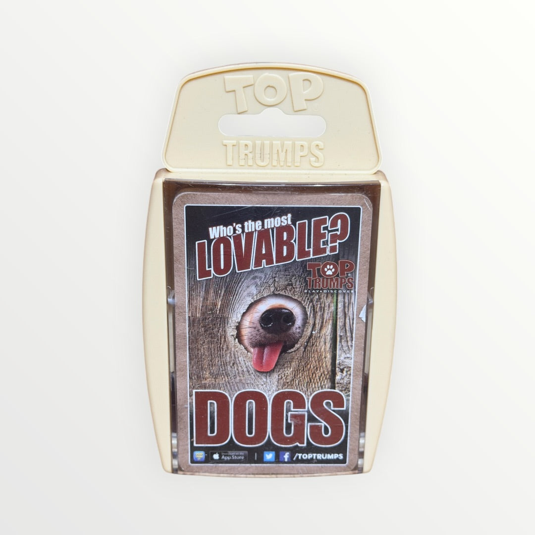 Top Trumps Dogs Card game w/ Plastic Case