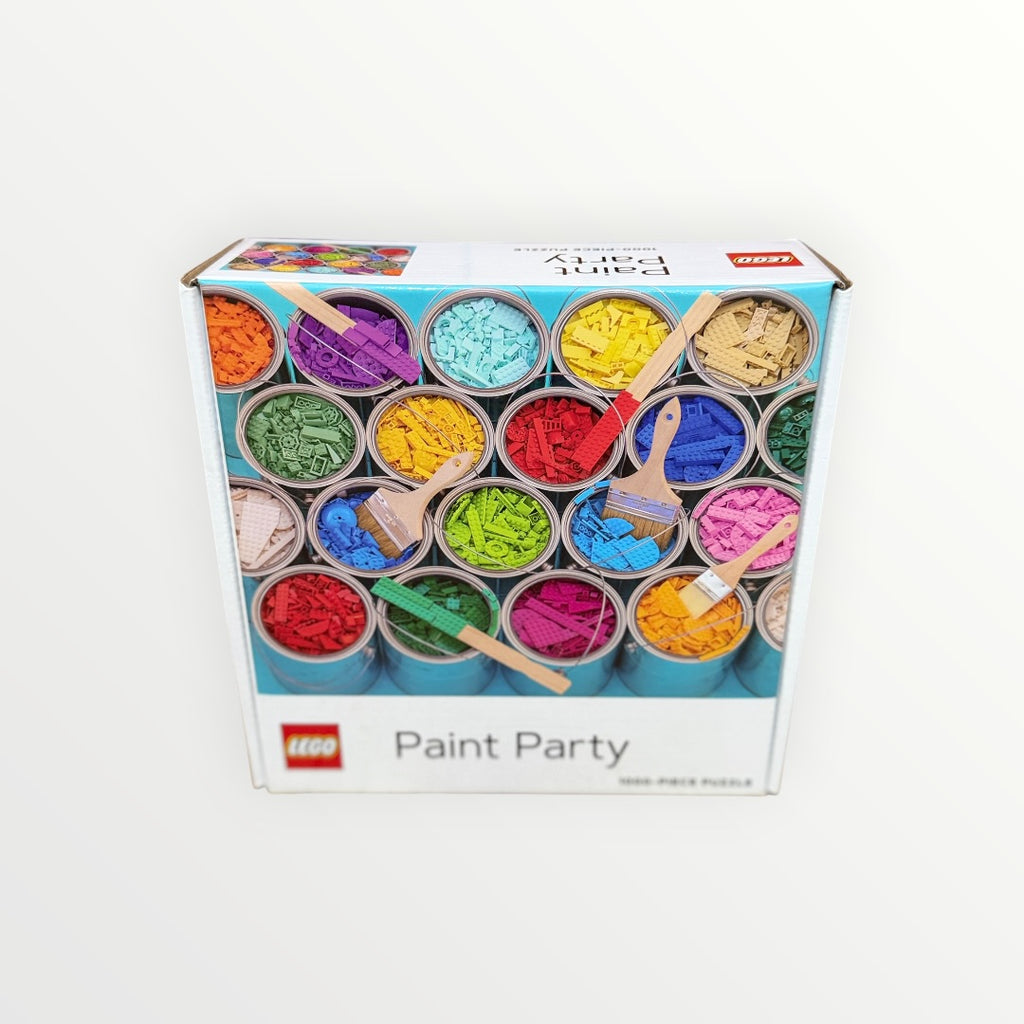 1,000-piece LEGO Paint Party Jigsaw Puzzle by Chronicle Books
