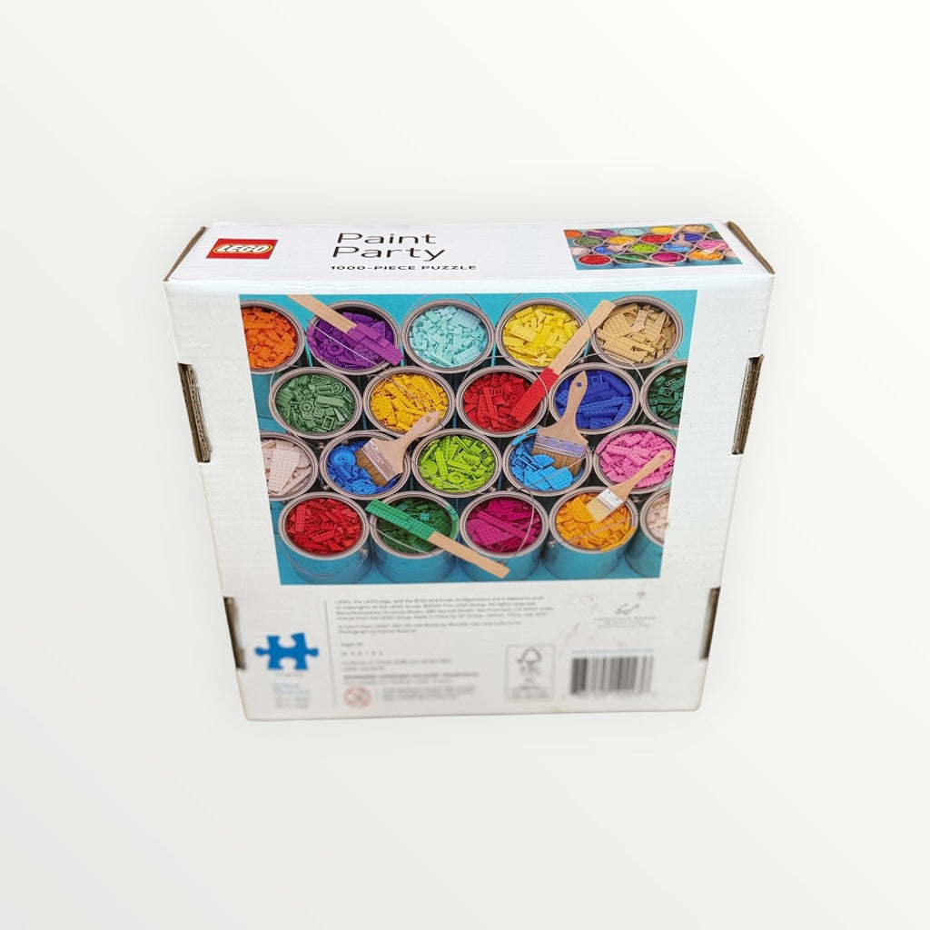 1,000-piece LEGO Paint Party Jigsaw Puzzle by Chronicle Books