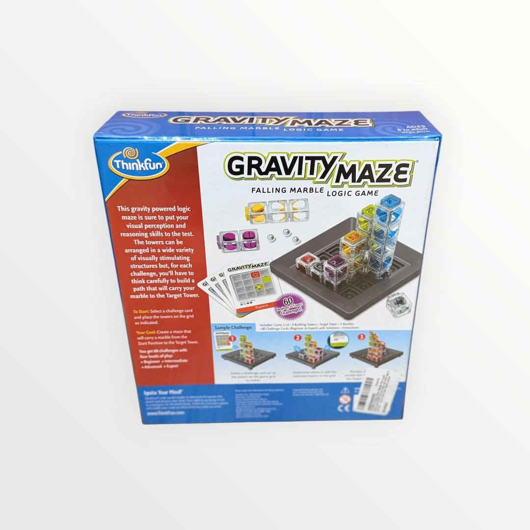ThinkFun Gravity Maze Falling Marble Logic Game