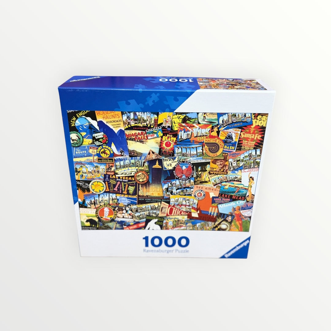 Ravensburger Road Trip USA 1000 Piece Jigsaw Puzzle 27" x 20"