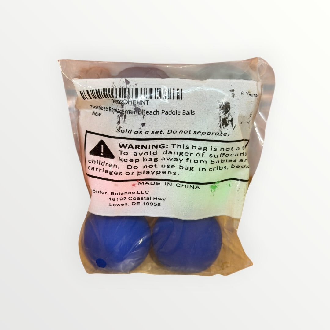 Botabee 6-Pack Beach Paddle Ball Replacement