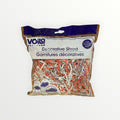 Voila! Crinkle Paper Shreds Coral-White 1.8oz