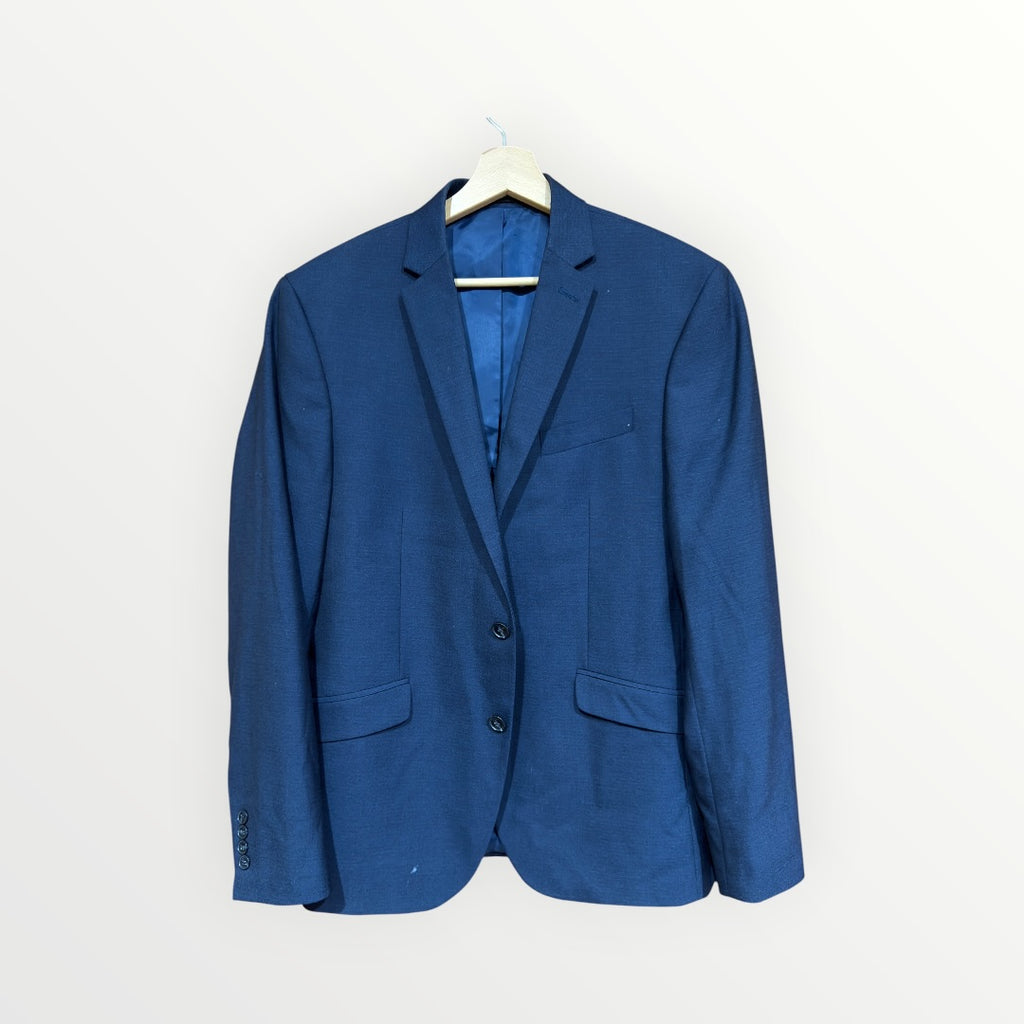 Kenneth Cole Reaction Suit Jacket Blue Size: 40R 30W
