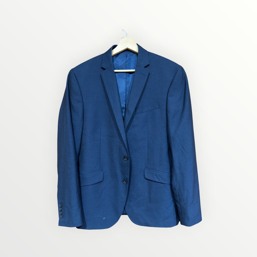 Kenneth Cole Reaction Suit Jacket Blue Size: 40R 30W