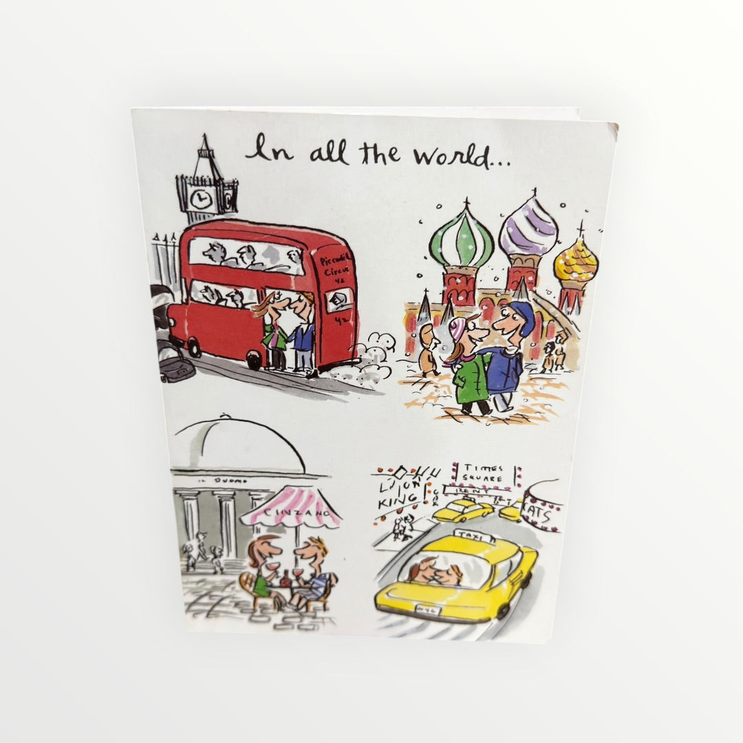 Valentine's Day Greeting Card "In all the world...", Made in USA
