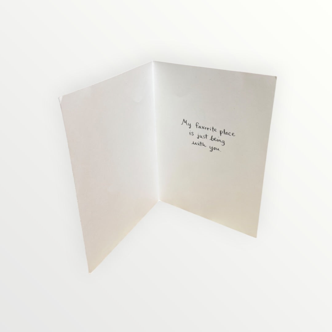 Valentine's Day Greeting Card "In all the world...", Made in USA