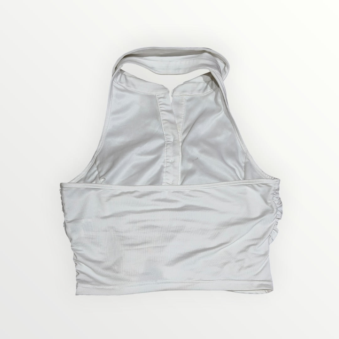 SHEIN MOD Backless Halter Top Size: L