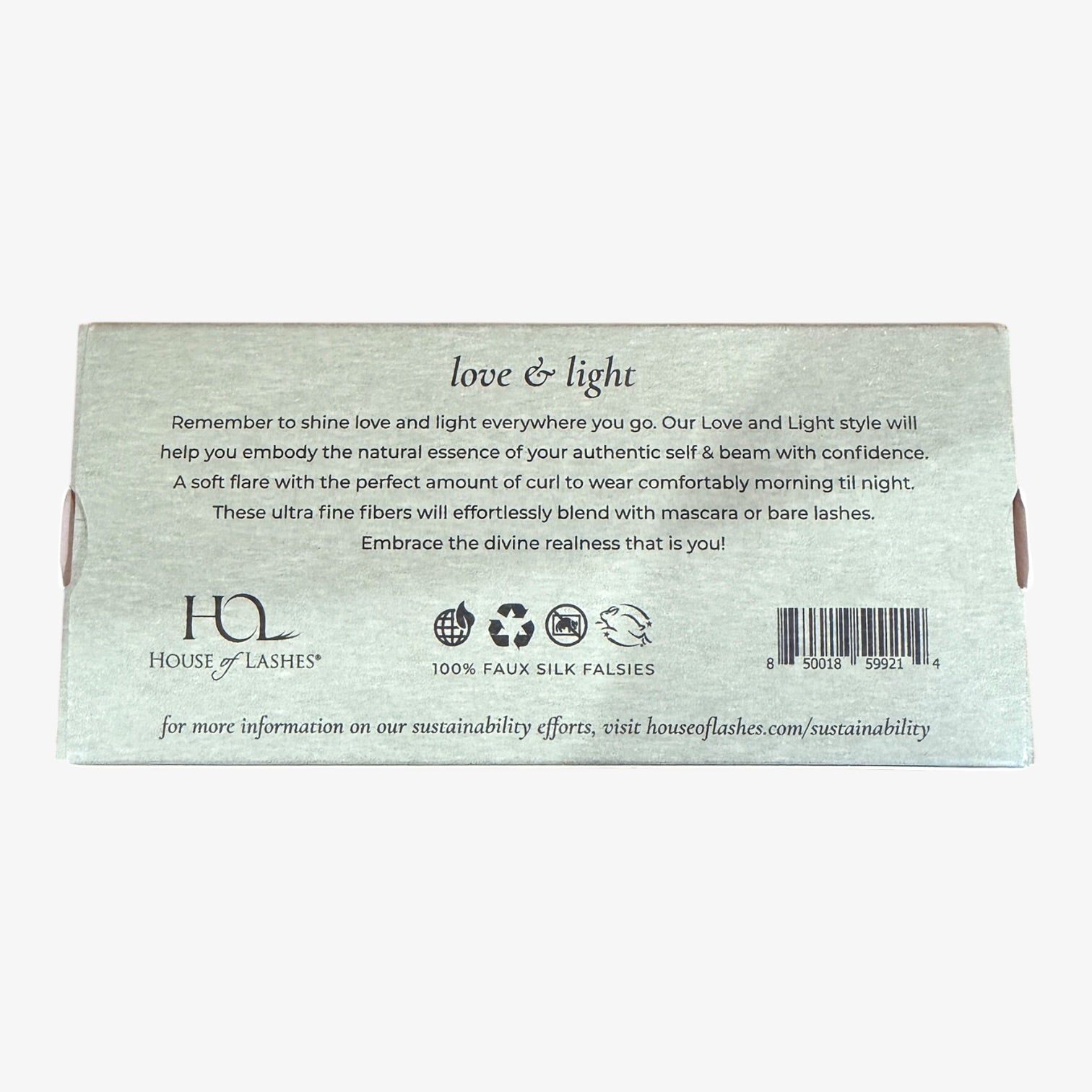 House of Lashes Love & Light 100% Faux Silk Falsies 1pr