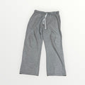 Real Essentials Women's Wide-Leg Fleece Sweatpants Grey Size: L