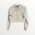 Target Wild Fable Full Zip Crop Hoodie Gray Size: XS