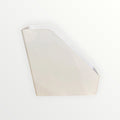 Rectangular Plastic Desk Organizer, Magazine Rack, White 10" x 3.7" x 12"
