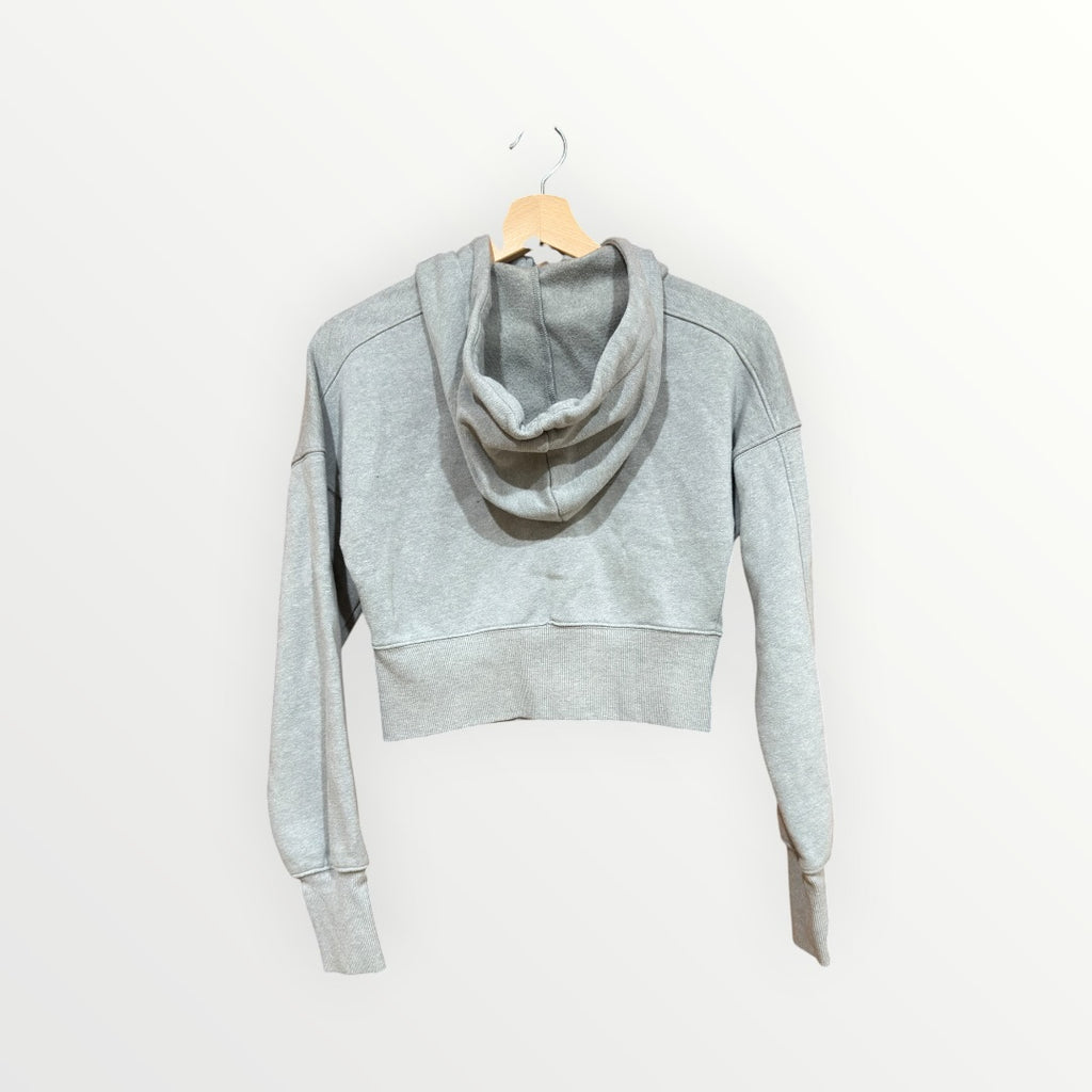 Target Wild Fable Full Zip Crop Hoodie Gray Size: XS