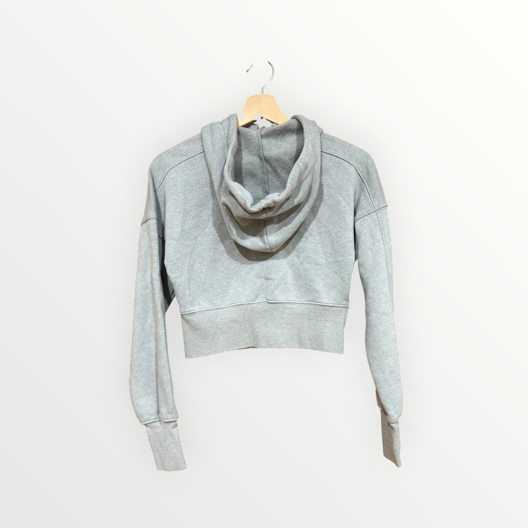 Target Wild Fable Full Zip Crop Hoodie Gray Size: XS