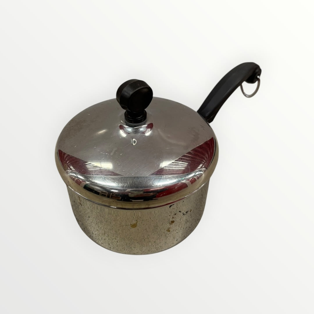 Vintage 1 Qt Farberware Stainless Steel Saucepan