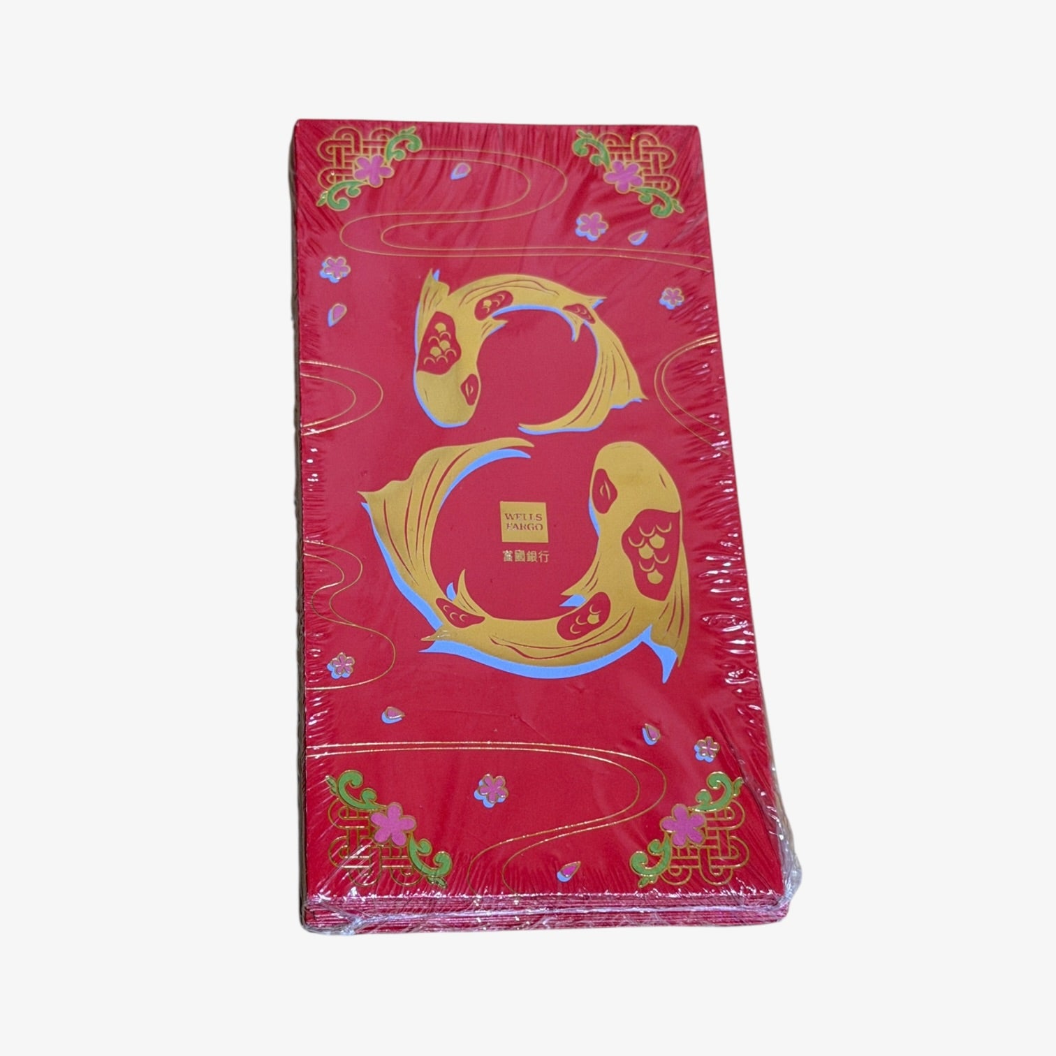 Pack of 30 Wells Fargo Chinese Lunar New Year Red Envelopes