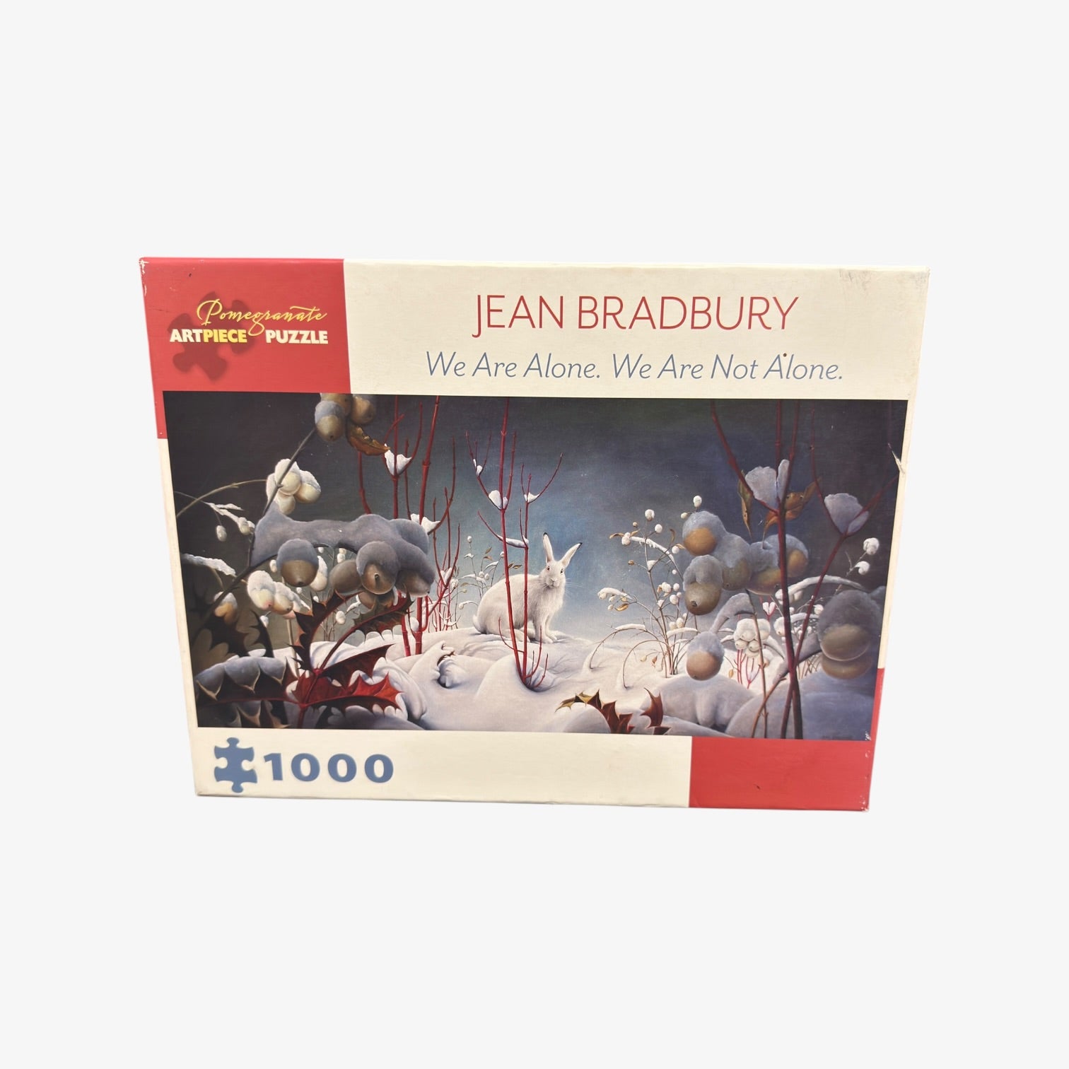JEAN BRADBURY: WE ARE ALONE. WE ARE NOT ALONE. 1000-PIECE JIGSAW PUZZLE