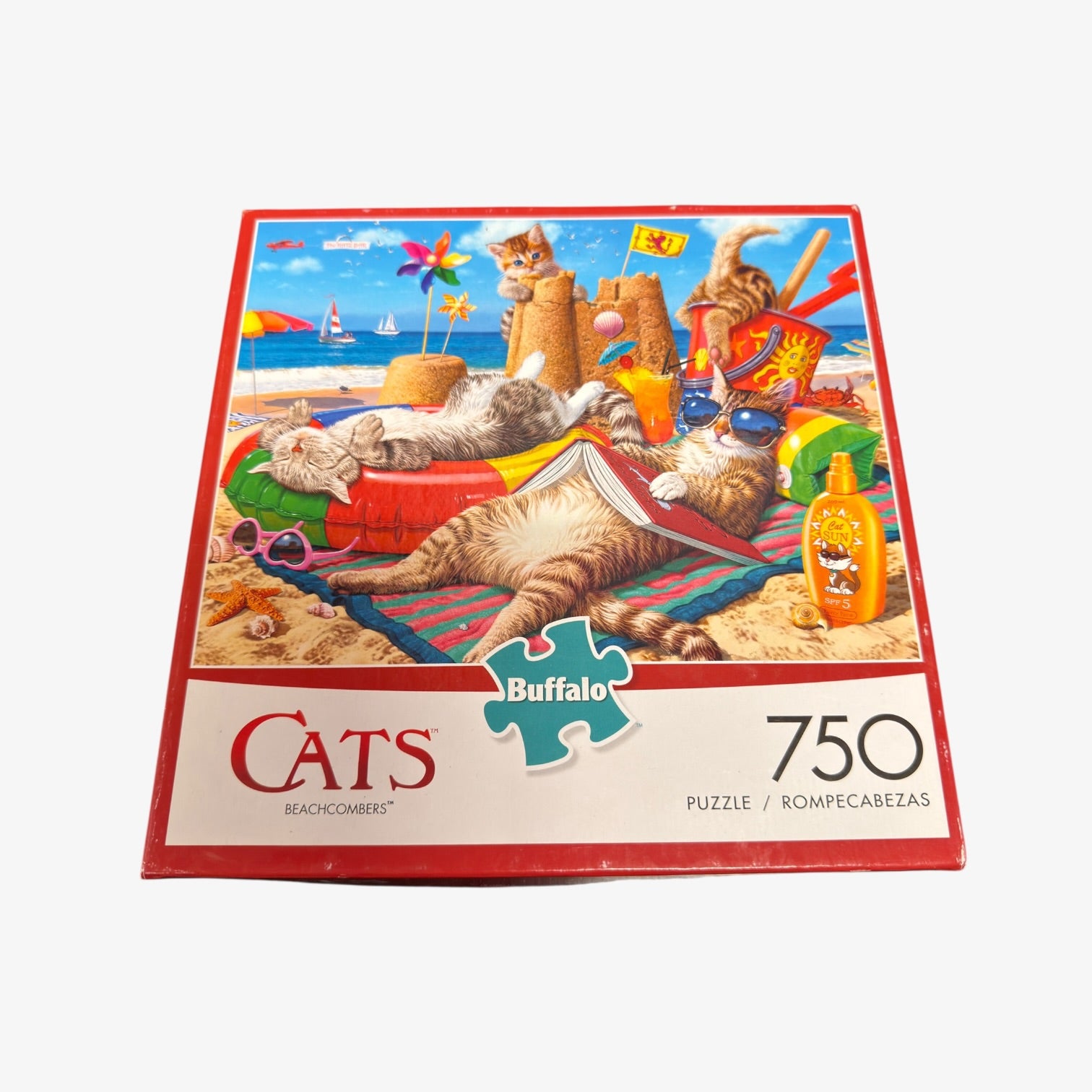 Buffalo Games Cats Collection Beachcombers 750-piece Puzzle