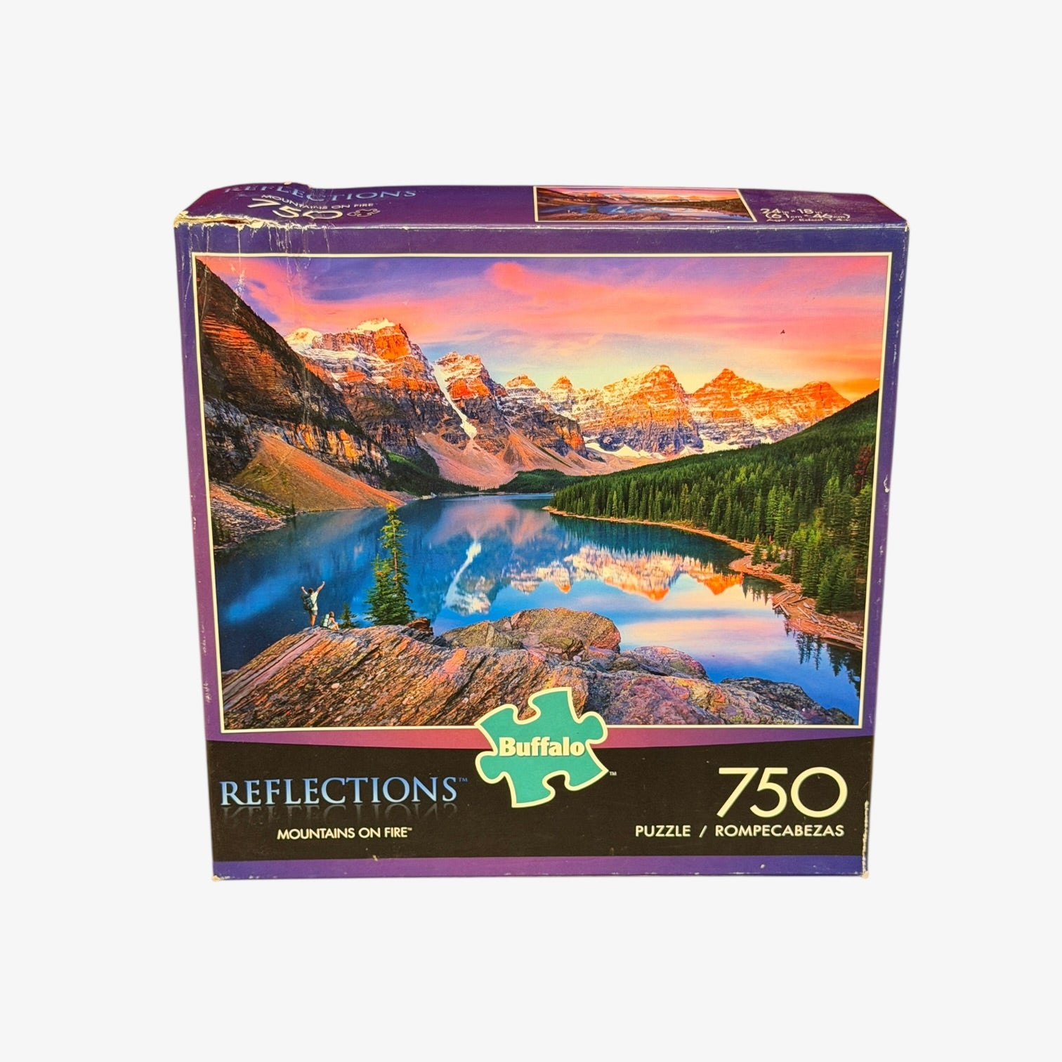 Buffalo "Reflections Mountains on Fire" Jigsaw Puzzle 750 Piece