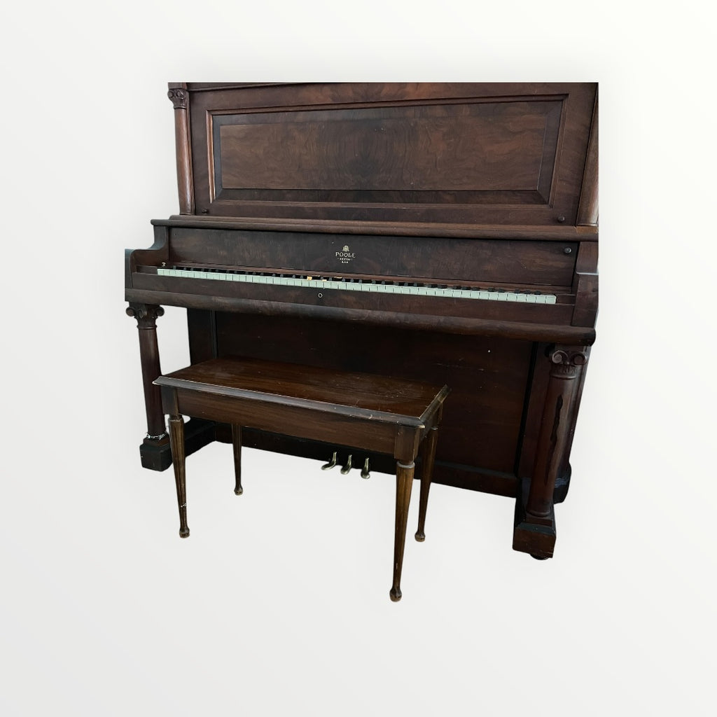 Vintage Poole Piano Boston, U.S.A