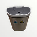 Nine Stars Dual Compartment Automatic Trash Can 18 Gallon 26" x 21" x 31"