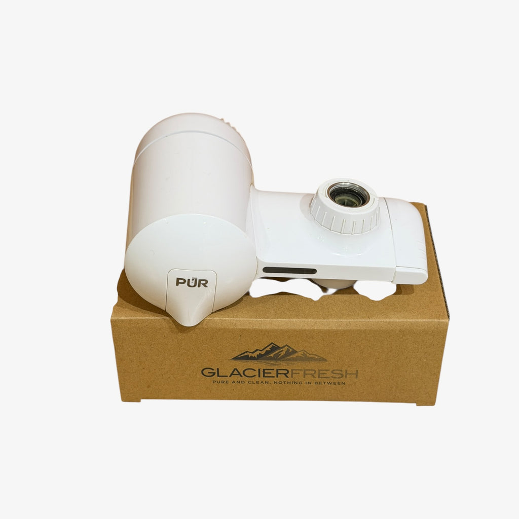 PUR Faucet Mount Water Filtration System w/3-pack Glacier Fresh Water Filters