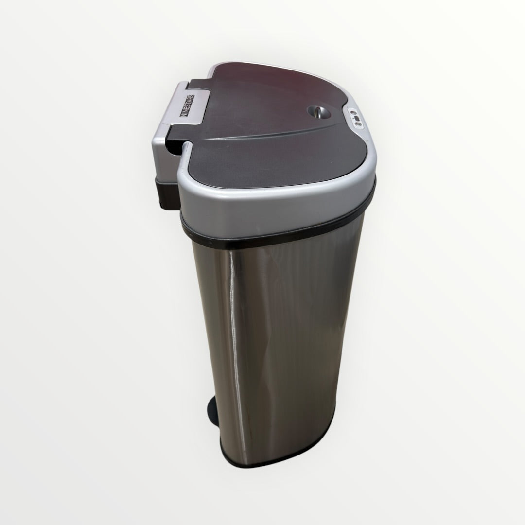 Nine Stars Dual Compartment Automatic Trash Can 18 Gallon 26" x 21" x 31"