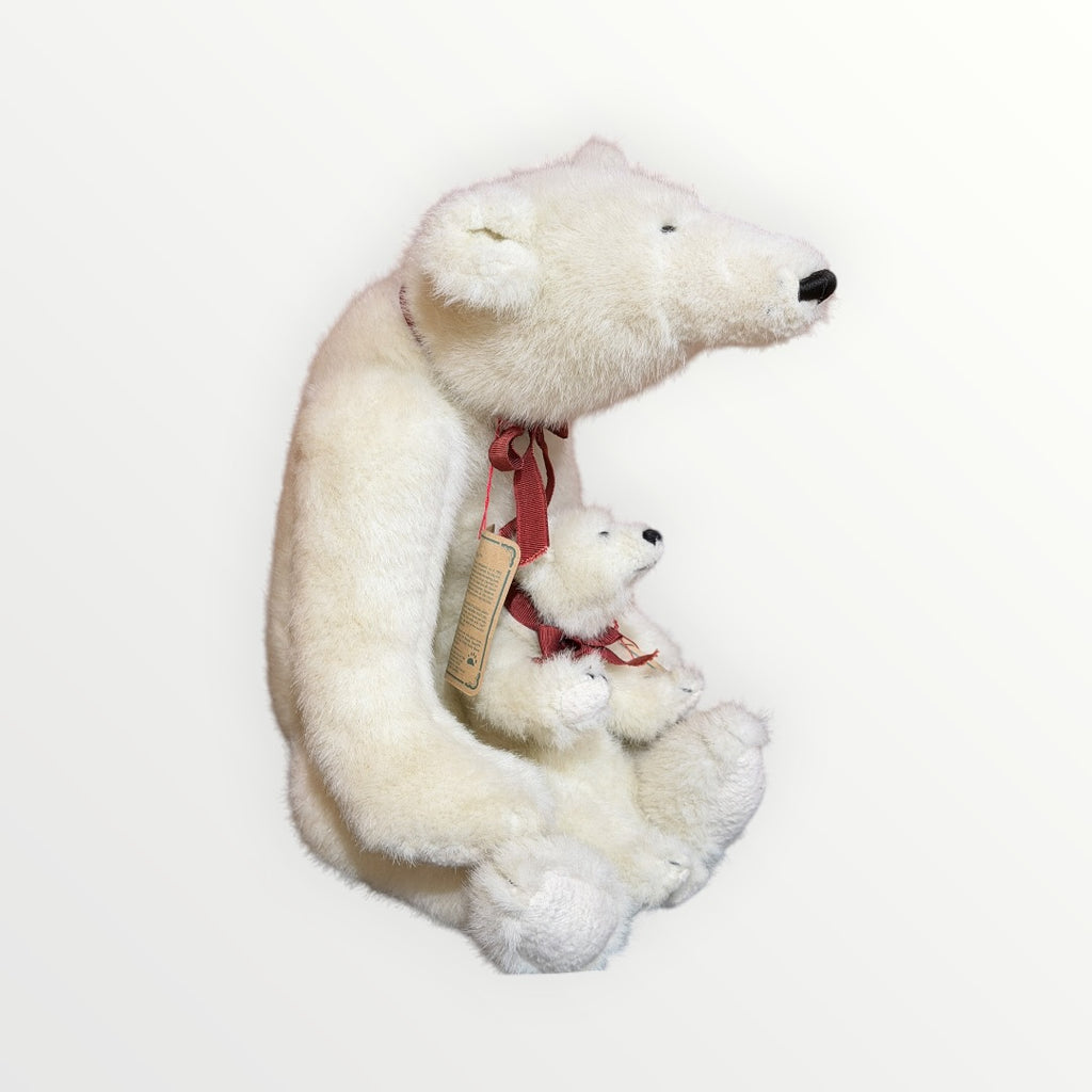 Set of two Boyds Collection Jointed Polar Bears