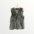 H&M Divided Faux Fur Vest Size:6
