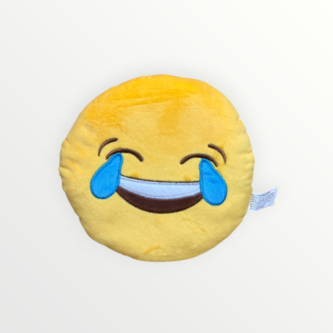 Face with Tears of Joy Emoji Plush 7'D