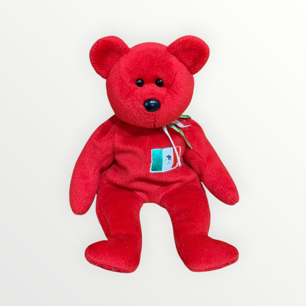 Vintage 1999 TY "Osito" Beanie Baby - Mexico Bear 9"