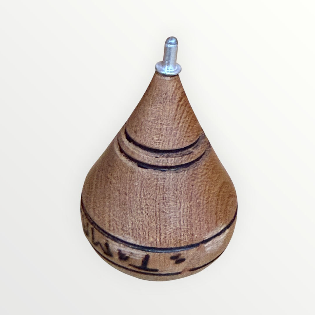 MexART Handmade Mexican Classic Mesquite Wood Spinning Trompo