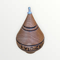 MexART Handmade Mexican Classic Mesquite Wood Spinning Trompo