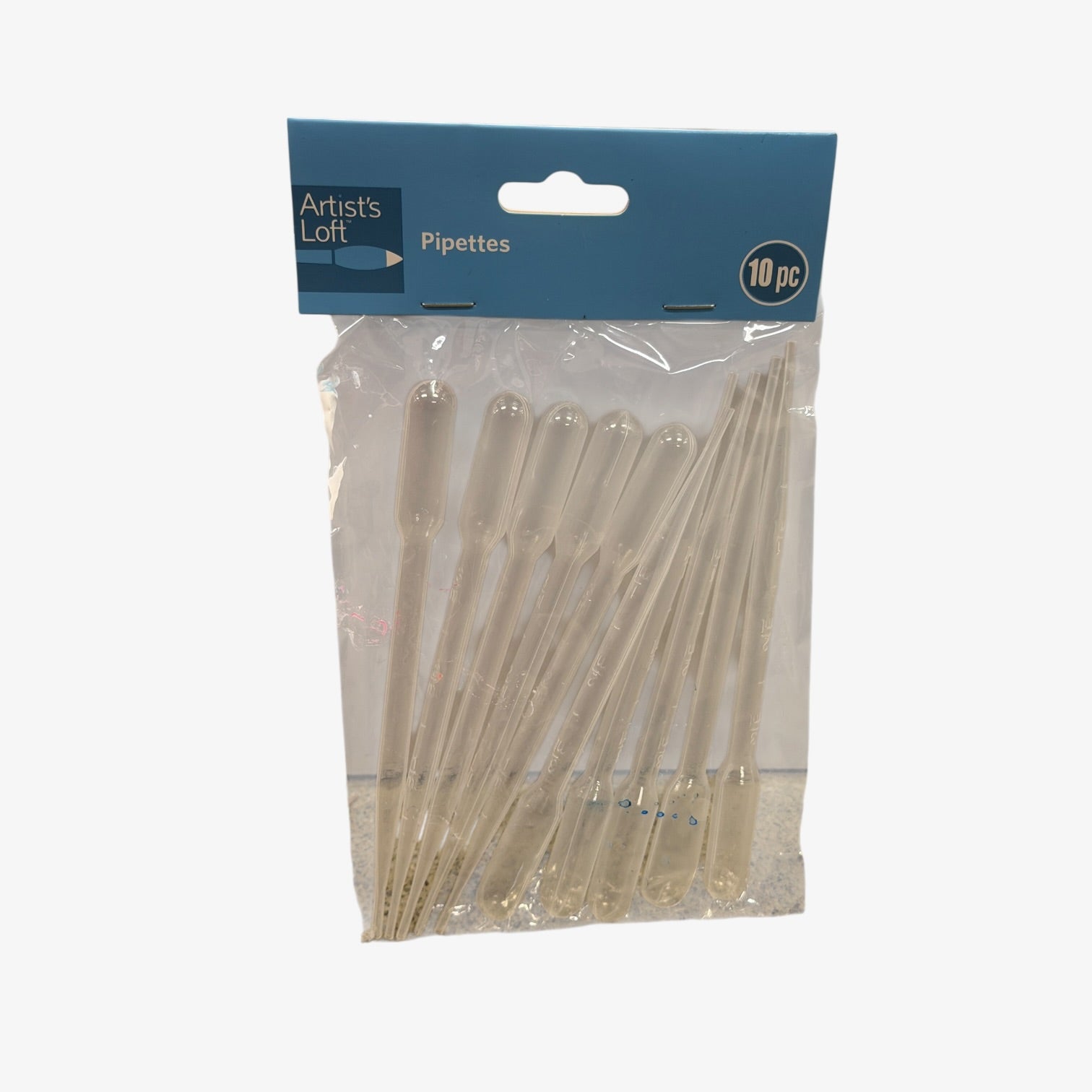 Artist's Loft Pack of 10 Pipettes (3ml capacity) for Craft Use