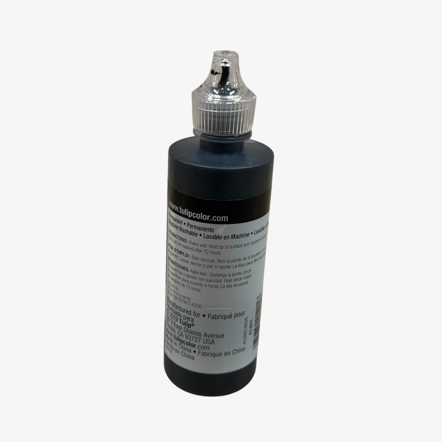 Tulip Dimensional Fabric Paint Black, 4 Fl Oz