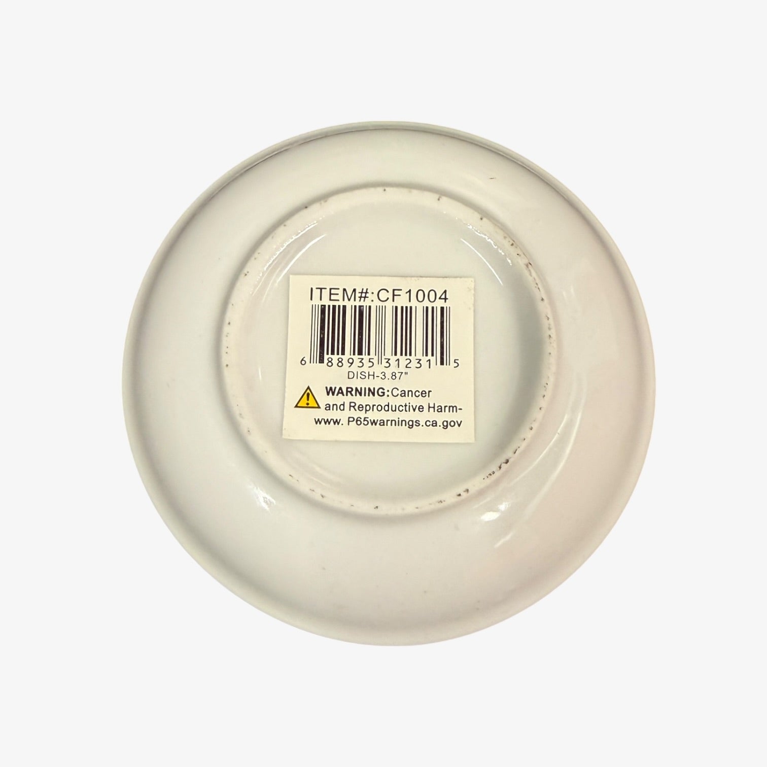 Set of 4 Blue Ceramic Dipping Plates 3.87"D
