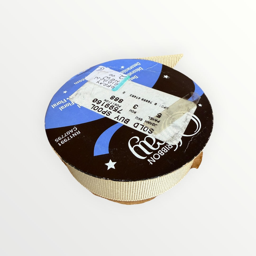 Offray Ribbon 7/8" Grosgrain Oatmeal